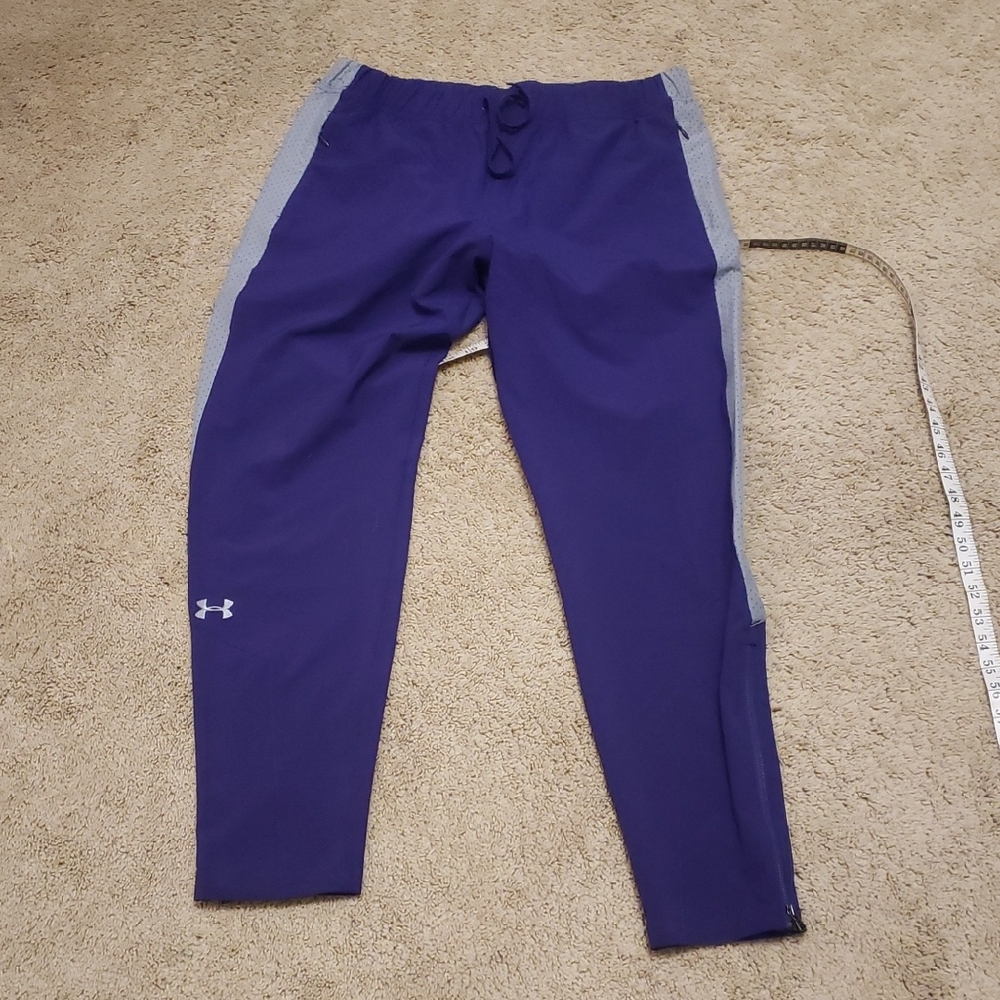 Under Armour Purple and Gray Athletic Pants